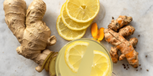 -living color garden center - ginger root and tumeric root for tea