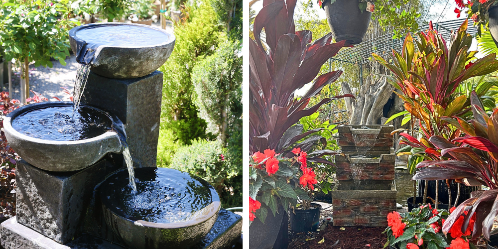 Living Color Garden Center-Fort Lauderdale-Florida-Fountains in the Garden-waterfall style